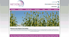 Desktop Screenshot of metatron-fund.com
