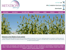 Tablet Screenshot of metatron-fund.com